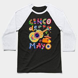 Cinco de Mayo, Fiesta Cinco de Mayo Baseball T-Shirt